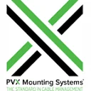 Logo PVX Mounting Systems - The standard in cable management