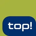 Logo van top! communicatie - klanten vinden en binden
