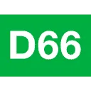 Logo van D66 Arnhem