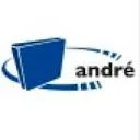 Logo van andré media Benelux