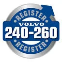 Logo van Volvo 240-260 Register Nederland